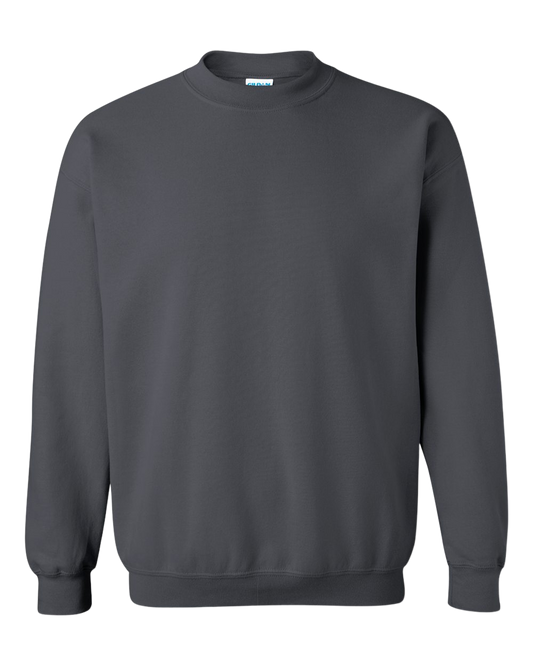 Charcoal Gildan HB Crewneck 18000