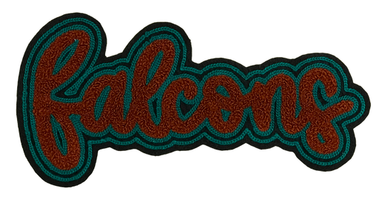 10" Falcons 1 Chenille Patch