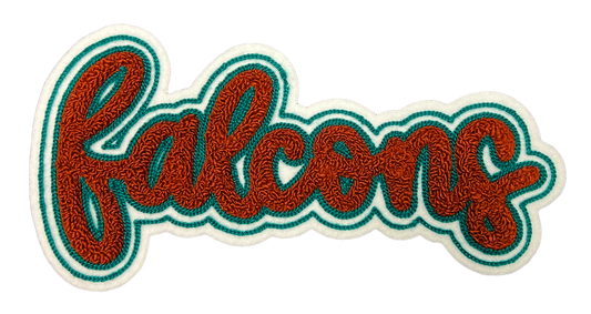 10" Falcons 3 Chenille Patch