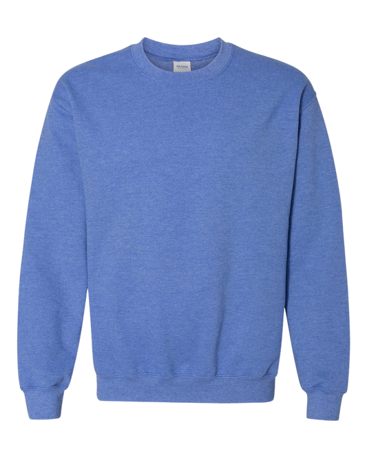 Htr Deep Royal Gildan HB Crewneck 18000