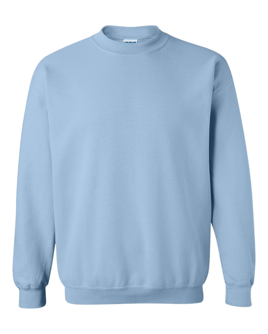 Light Blue Gildan HB Crewneck 18000