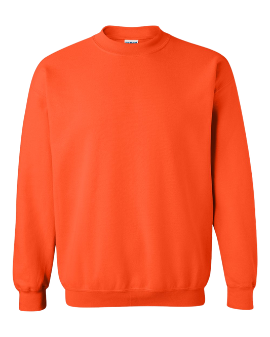 Orange Gildan HB Crewneck 18000