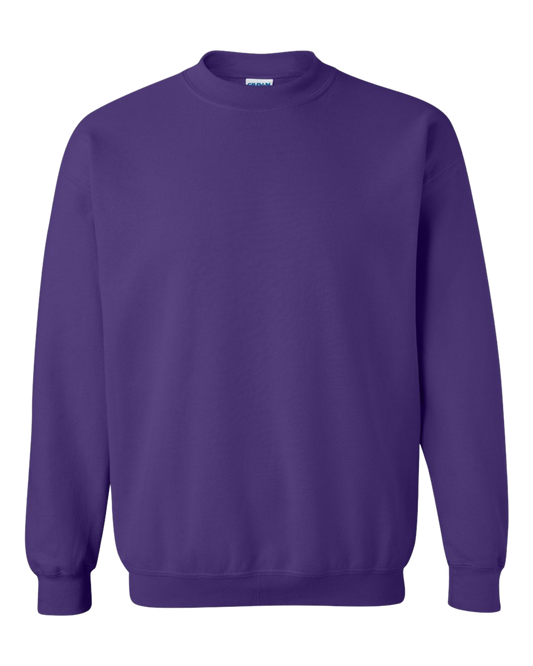 Purple Gildan HB Crewneck 18000