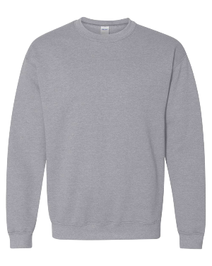 Sport Grey Gildan HB Crewneck 18000
